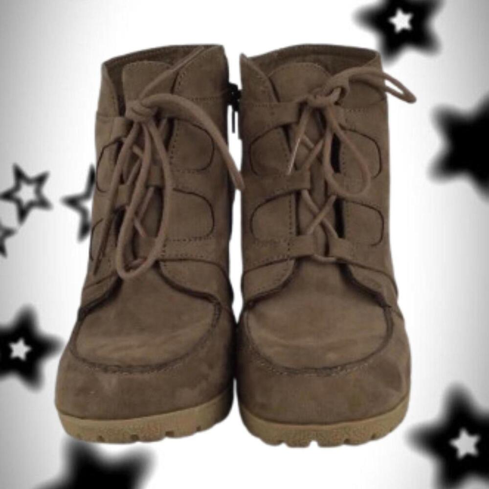Brand New brown ankle wedges - Picture 2 of 4